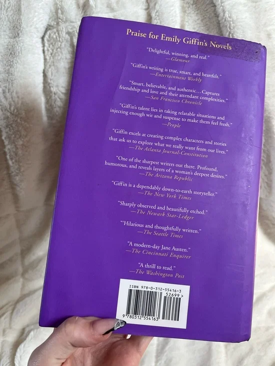 Emily Giffin "Heart of the Matter" - Purple Hardcover - Picture 4 of 4